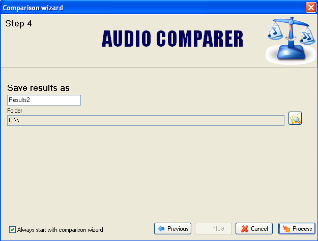 Cómo eliminar archivos de audio duplicados con Audio Comparer
