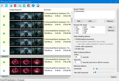 buscador de vídeos duplicados